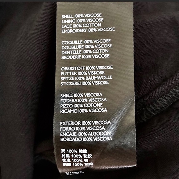 ❌SOLD❌ FREE PEOPLE Mini Dress Piece of Your Heart Tiered Beautiful Black Lace 🖤 - Picture 11 of 15